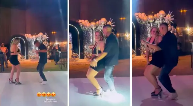 El futbolista sorprendió con sus pasos de baile en su cumpleaños.