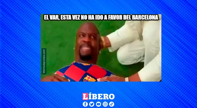 Barcelona no consiguió la victoria y los memes abundaron en redes sociales.