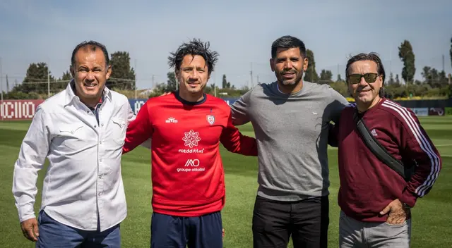 Juan Reynoso se reunió con Gianluca Lapadula en Italia