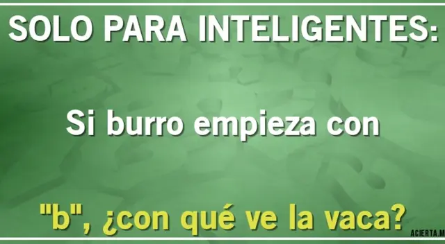 Tienes pocos segundos para hallar la respuesta. Tienes pocos segundos para hallar la respuesta.