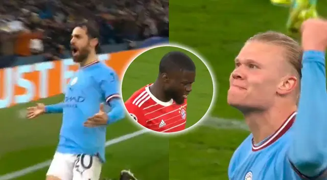 Manchester City marcó 2 goles rápidamente debido a errores de Upamecano. Foto: ESPN Manchester City marcó 2 goles rápidamente debido a errores de Upamecano. Foto: ESPN