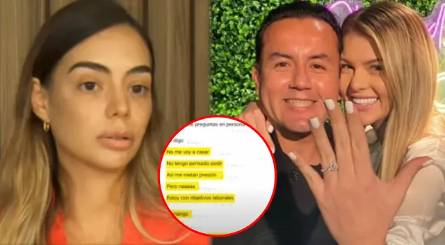 Ganoza reveló que Richard Acuña no tenía planes de casarse con Brunella Horna