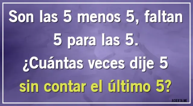 Resuelve este nuevo acertijo mental y conoce en poco tiempo si eres un genio. Resuelve este nuevo acertijo mental y conoce en poco tiempo si eres un genio.