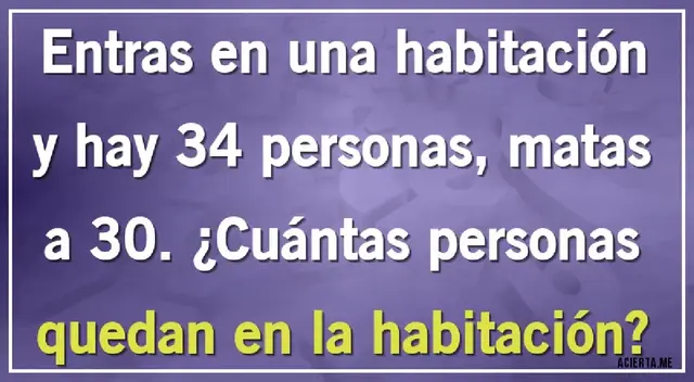 Para superar este acertijo mental tienes que estar 100% concentrado.