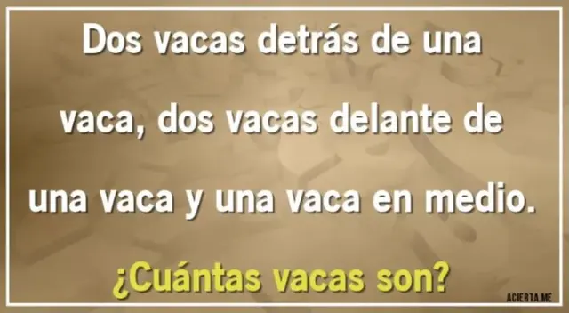 Anímate a superar este acertijo mental y conoce si tienes un alto IQ. Anímate a superar este acertijo mental y conoce si tienes un alto IQ.