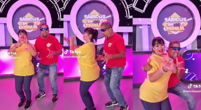 Susy Díaz se encontró con su expareja y lo troleó de la peor manera en TikTok.