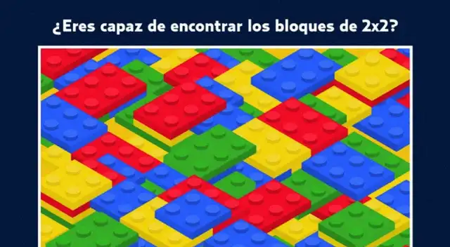 Prueba tu destreza visual encontrando los bloques.