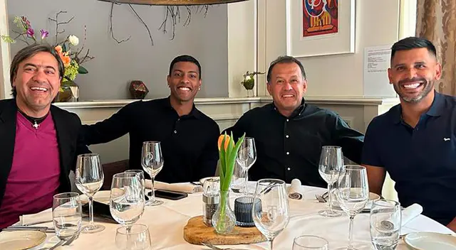 Juan Reynoso al lado de Miguel Araujo en Países Bajos Juan Reynoso al lado de Miguel Araujo en Países Bajos