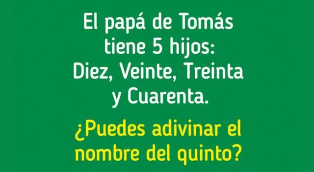 ¿Serás capaz de descubrir la respuesta verdadera de este complicado acertijo?