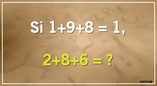 Intenta resolver este complicado ejercicio mental en tiempo récord.
