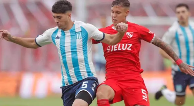 Racing vs Independiente por la fecha 12 de la Liga Profesional
