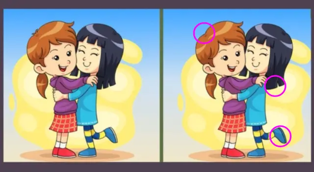 reto visual diferencia