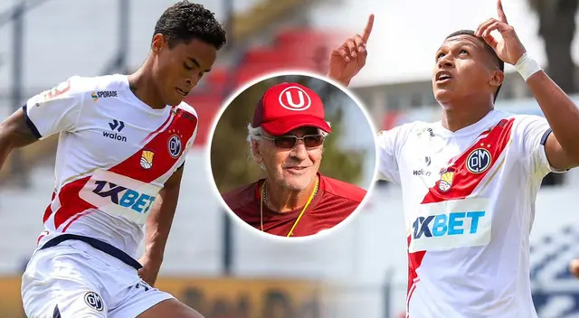 Después del partido de Universitario vs Municipal, Jorge Fossati se acercó a Christopher Olivares y Fernando Pacheco.