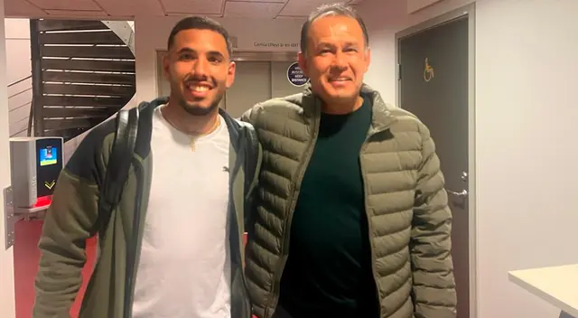 Juan Reynoso con Sergio Peña se reencontraron en Suecia