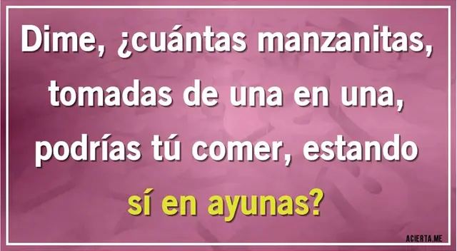 ¿Podrás hacer frente a este acertijo de nivel extremo? Veamos si eres un SABIO.