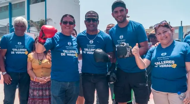 Pantera Zegarra junto a Carlos Zambrano