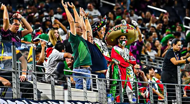 Hinchas de México en el clásico pasado con Estados Unidos