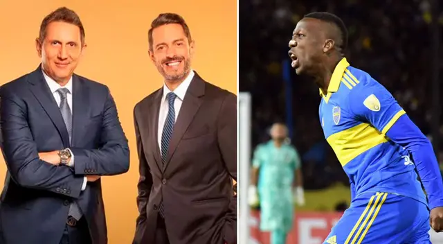 Juan Pablo Varsky y Pablo Giralt reaccionaron al gol de Luis Advíncula
