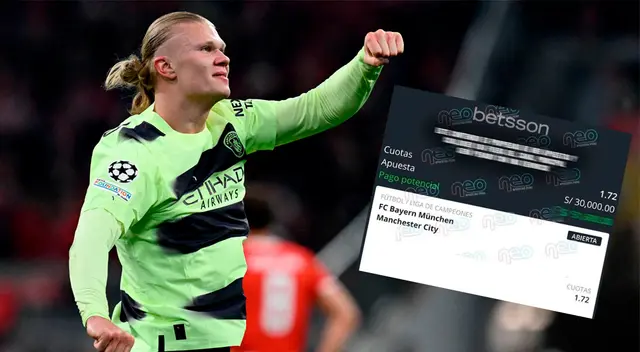 Un joven se llevó miles de soles tras apostar en el duelo por Champions League. Un joven se llevó miles de soles tras apostar en el duelo por Champions League.