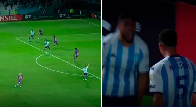 Nardoni marcó el 2-0 para Racing contra Aucas. Nardoni marcó el 2-0 para Racing contra Aucas.