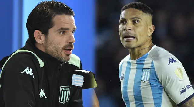 Gago dio tajante respuesta a Guerrero por pedir más minutos en Racing Gago dio tajante respuesta a Guerrero por pedir más minutos en Racing