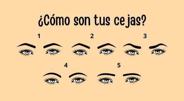 Descubre todo lo que la forma de tus cejas puede revelar sobre tu personalidad.