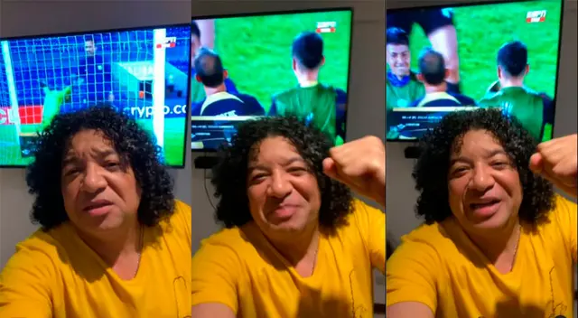 El actor cómico es viral en redes sociales luego de la victoria de Alianza.