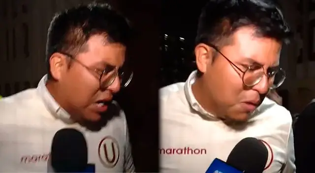 Hincha de Universitario rompió en llanto tras el empate agónico: "Esto es la garra" Hincha de Universitario rompió en llanto tras el empate agónico: "Esto es la garra"