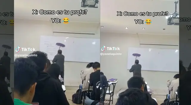 Lo realizado por el maestro generó risas entre los usuarios de TikTok. Lo realizado por el maestro generó risas entre los usuarios de TikTok.