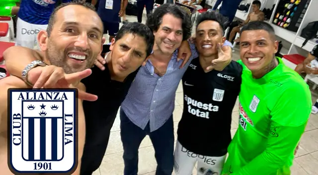 Alianza Lima celebró la victoria en el camarín del Defensores del Chaco