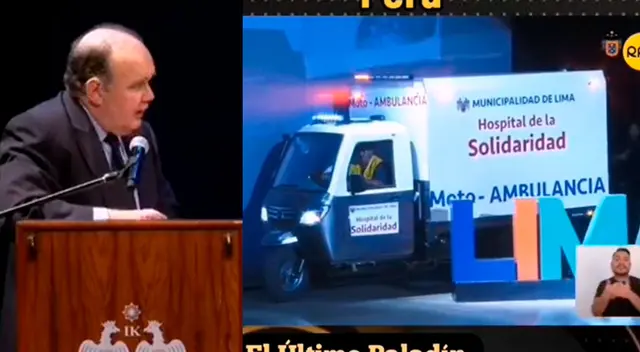 La moto ambulante será usada como vehículo de emergencia para las zonas altas de Lima.