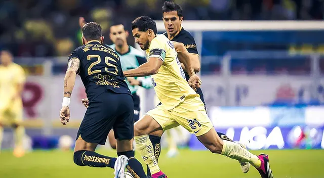 América igualó 1-1 ante Pumas en el Estadio Azteca América igualó 1-1 ante Pumas en el Estadio Azteca