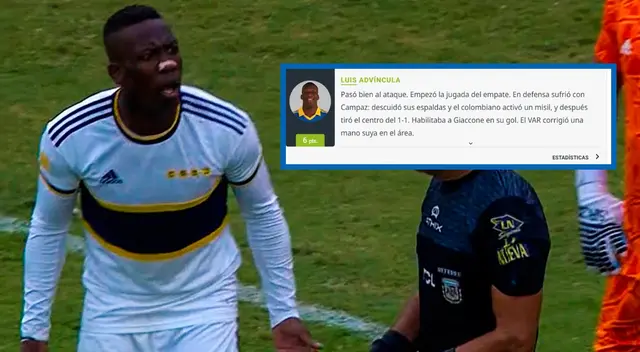 Luis Advíncula no tuvo una impecable actuación ante Rosario Central.