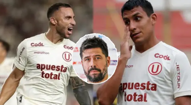El exdelantero de la 'U' se refirió a la dupla que está dando la hora. El exdelantero de la 'U' se refirió a la dupla que está dando la hora.