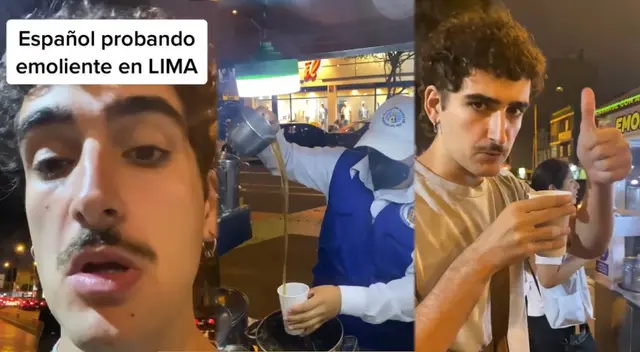 Español quedó fascinado tras probar por primera vez el emoliente