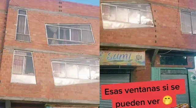 Usuario capta extrañas ventanas en construcción de casa boliviana Usuario capta extrañas ventanas en construcción de casa boliviana