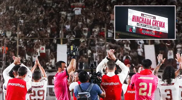 El Estadio Monumental albergo más de 50 mil hinchas ante Cristal.