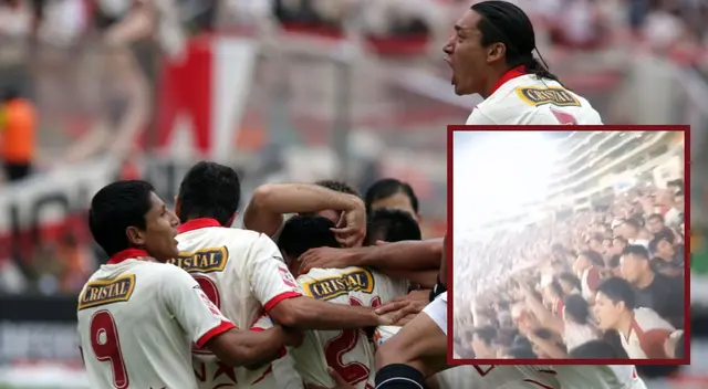 Excampeón con la 'U' se hizo presente en el Monumental ante Cristal.