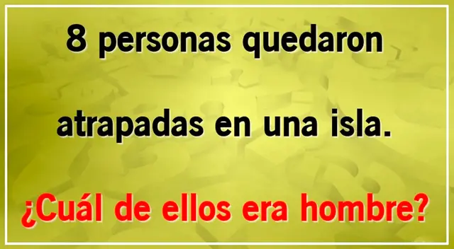 En menos de 7 segundos, deberás encontrar la respuesta correcta del acertijo visual.