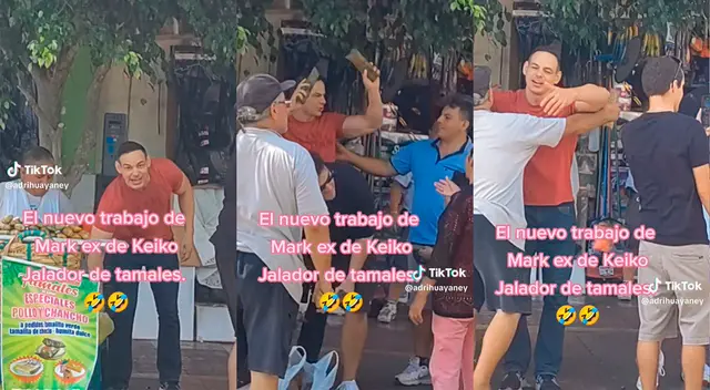 Mark Vito es viral en TikTok luego de ser captado como 'jalador' de tamales. Mark Vito es viral en TikTok luego de ser captado como 'jalador' de tamales.