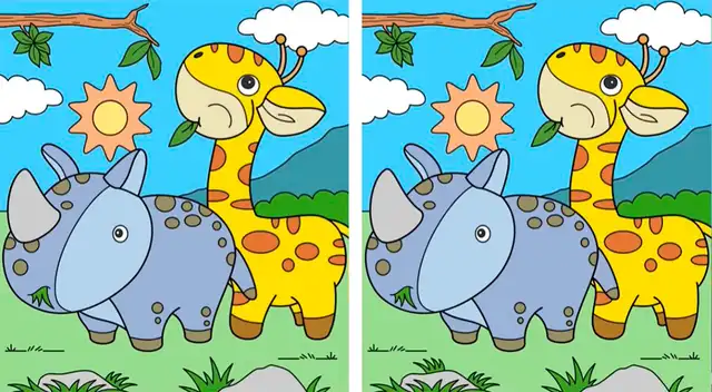 Solo tienes 7 segundos para intentar encontrar las 3 diferencias en este reto.