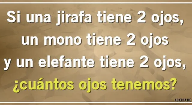 Acertijo visual.