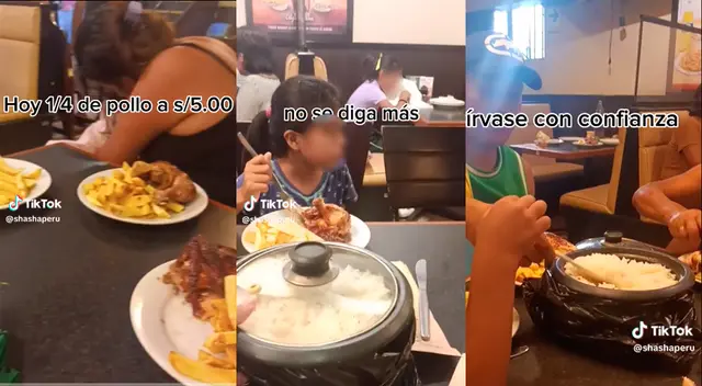 La familia no pudo evitar llevar su olla con arroz y generaron todo tipo de reacciones en TikTok.