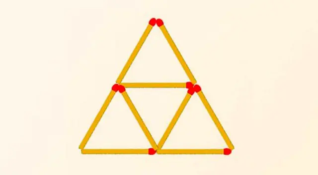 Solo los más inteligentes podrán ver la solución de este acertijo con palitos.