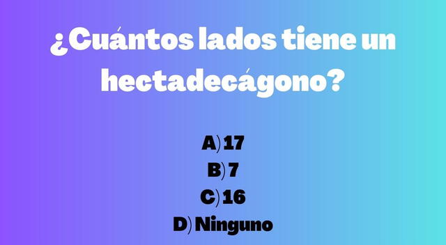 Tendrás que leer detenidamente la pregunta para brindar la respuesta correcta.