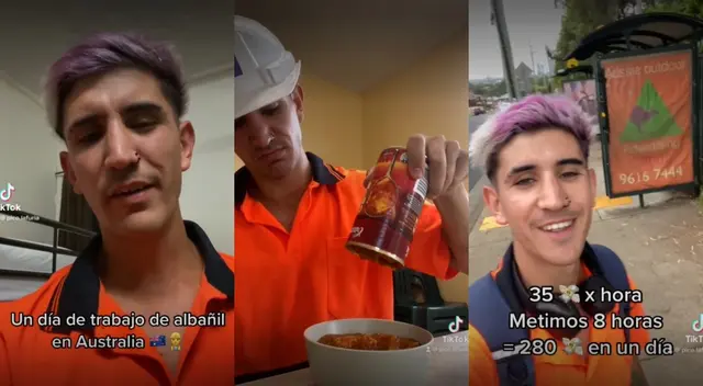 El joven argentino se mostró muy orgulloso del monto que gana por día en Australia
