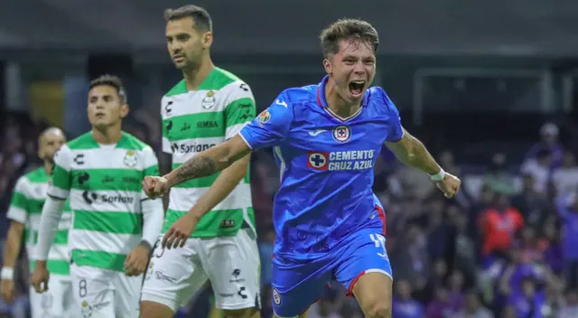 Cruz Azul venció 3-2 a Santos Laguna por la Liga MX