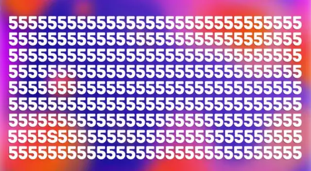 Tendrás que tener una vista muy ágil para dar con la S.