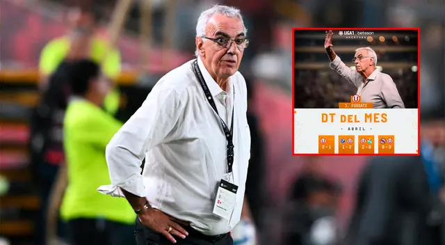 Fossati también fue el mejor técnico de marzo en la Liga 1.