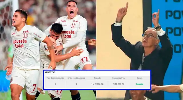 Con la fe de Fosatti apostó 200 soles por triunfo de la 'U' y ganó 10 mil soles en un día